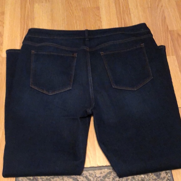 NWT OLD NAVY Dark Blue Denim, sz18 POP ICON SKINNY MID-RISE, Stretchy. - Picture 5 of 10